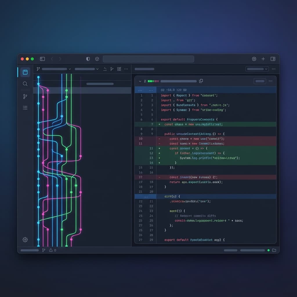 LetsGit main interface