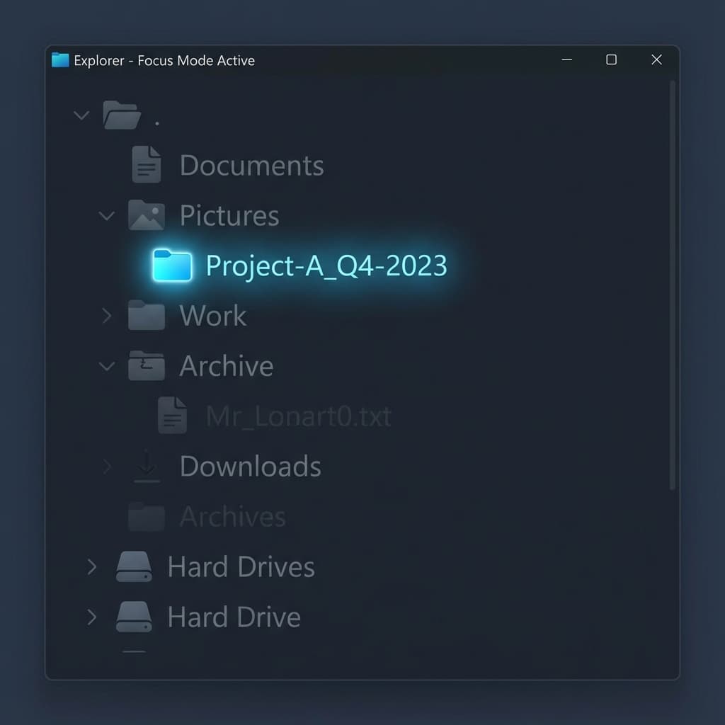 Focus mode and affected services